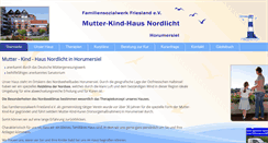 Desktop Screenshot of mutter-kind-haus-nordlicht.de
